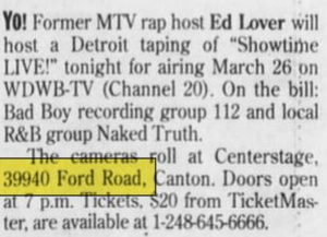 Center Stage - Feb 19 1999 Article
